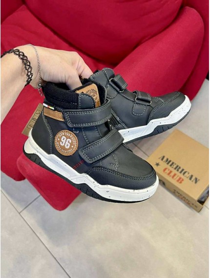 ДИТЯЧІ ЧЕРЕВИКИ AMERICAN CLUB BLACK APPY