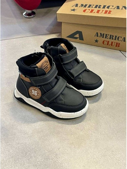 ДИТЯЧІ ЧЕРЕВИКИ AMERICAN CLUB BLACK APPY