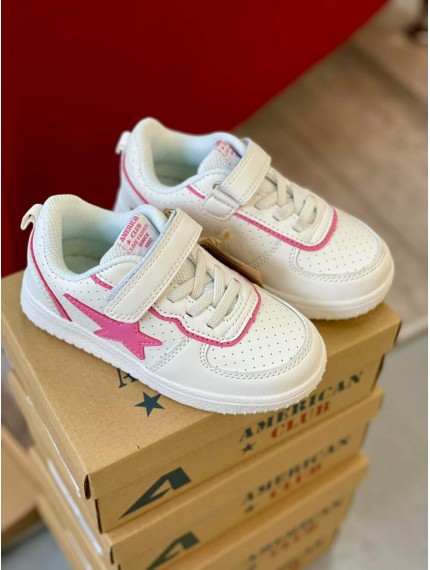 ДИТЯЧІ КРОСІВКИ AMERICAN CLUB WHITE KREE