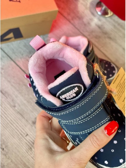 ДИТЯЧІ ЗИМОВІ ТЕРМО ЧОБОТИ AMERICAN SOFTSHELL & TRIPLETEX BLUE QUINE ДИТЯЧІ ЗИМОВІ ТЕРМО ЧОБОТИ AMERICAN SOFTSHELL & TRIPLETEX BLUE QUINE