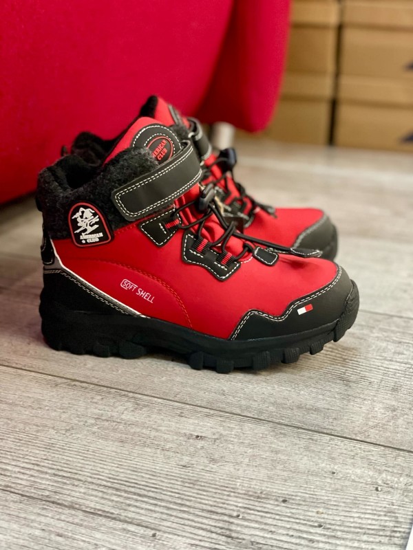 ДИТЯЧІ ЗИМОВІ ТЕРМО ЧОБОТИ AMERICAN SOFTSHELL & TRIPLETEX RED IDOL