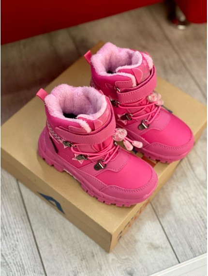 ДИТЯЧІ ЗИМОВІ ТЕРМО ЧОБОТИ AMERICAN SOFTSHELL & TRIPLETEX PINK MIMI