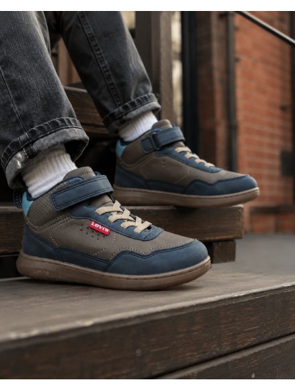ДИТЯЧІ КРОСІВКИ LEVI'S BAREFOOT ВИСОКІ ДЛЯ ХЛОПЧИКА ДИТЯЧІ КРОСІВКИ LEVI'S BAREFOOT ВИСОКІ ДЛЯ ХЛОПЧИКА