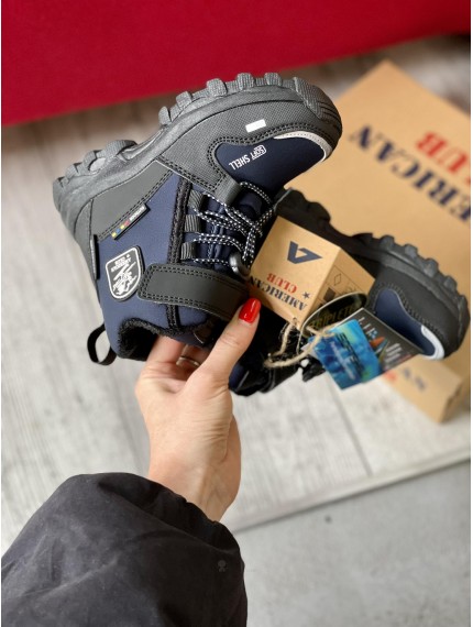 ДИТЯЧІ ЗИМОВІ ТЕРМО ЧОБОТИ AMERICAN SOFTSHELL & TRIPLETEX NAVY OWY ДИТЯЧІ ЗИМОВІ ТЕРМО ЧОБОТИ AMERICAN SOFTSHELL & TRIPLETEX NAVY OWY
