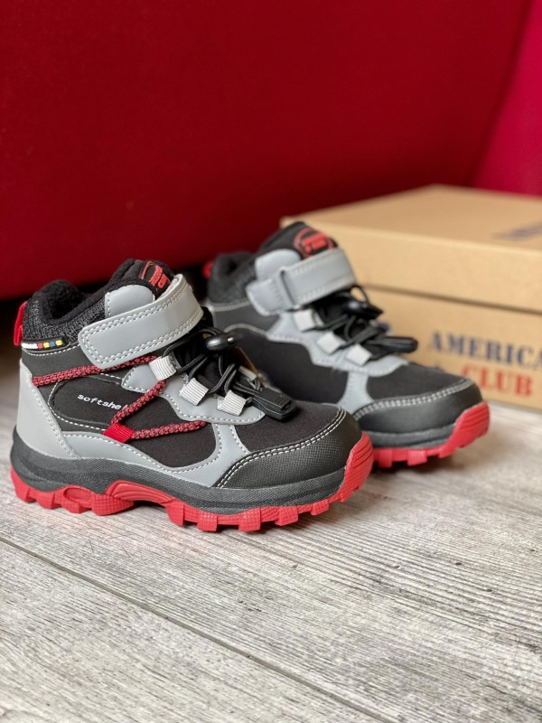 ДИТЯЧІ ЗИМОВІ ТЕРМО ЧОБОТИ AMERICAN SOFTSHELL & TRIPLETEX RED GIGI