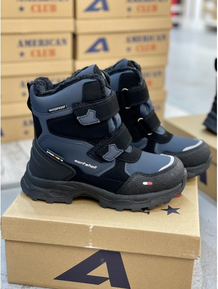 ДИТЯЧІ ЗИМОВІ ТЕРМО ЧОБОТИ AMERICAN SOFTSHELL & TRIPLETEX MIDI BLUE XARY ДИТЯЧІ ЗИМОВІ ТЕРМО ЧОБОТИ AMERICAN SOFTSHELL & TRIPLETEX MIDI BLUE XARY